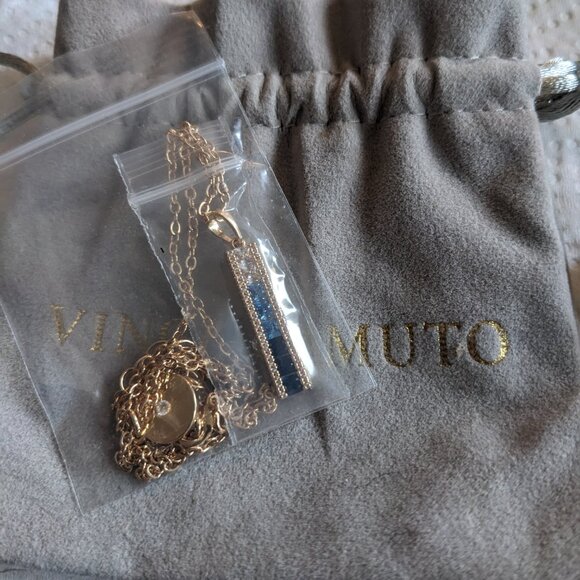 Vince Camuto blue ombre cz necklace - Picture 6 of 6